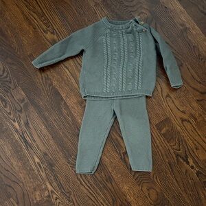 Little Planet Organic Knit Sweater and Pants Set